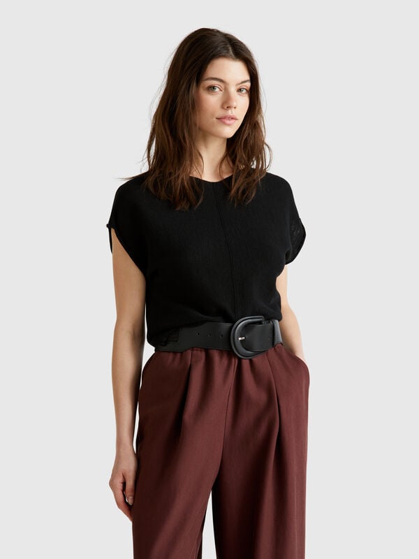 Pullover aus Baumwolle und Leinen Damen