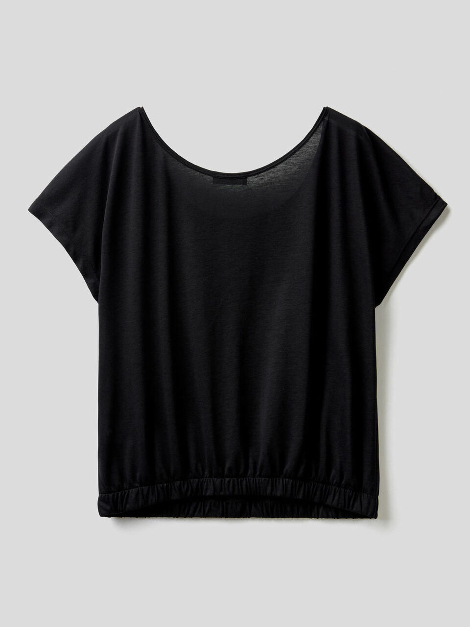 Fließende Bluse mit Rundausschnitt image number 2