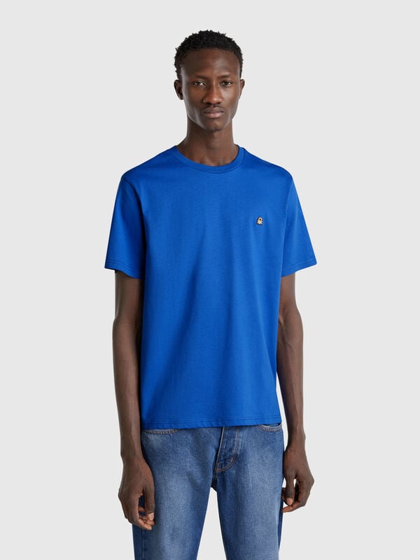 Basic-T-Shirt aus Baumwolle Herren