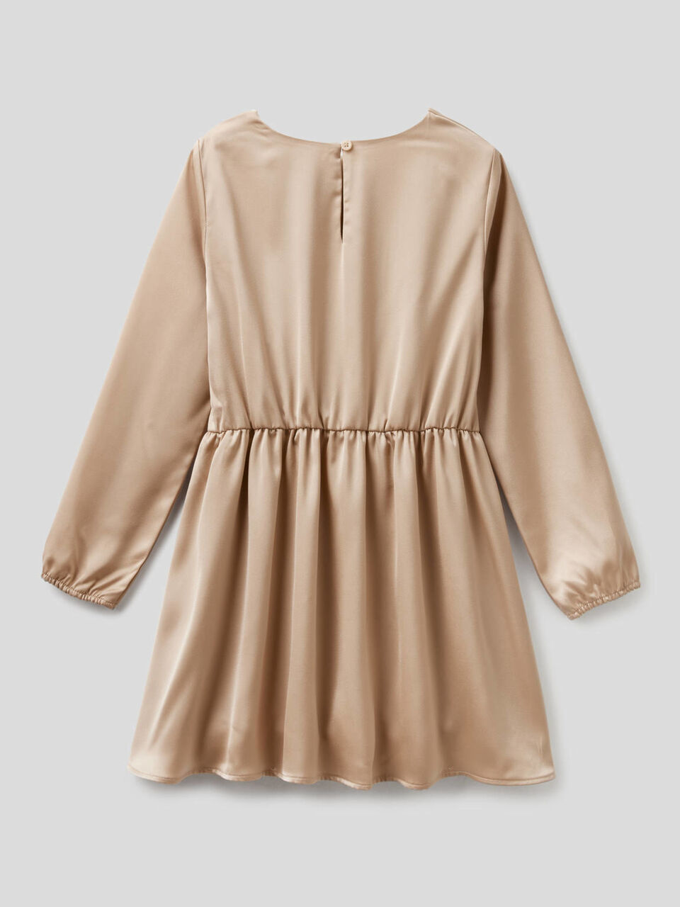Kleid aus Satin mit Details mit Pailletten image number 2