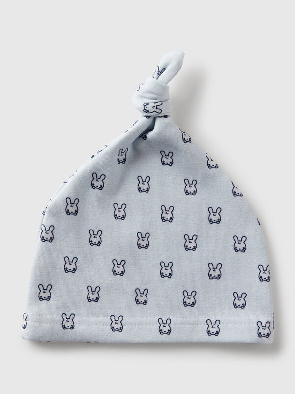 Bedruckter Hut mit Knoten Newborn