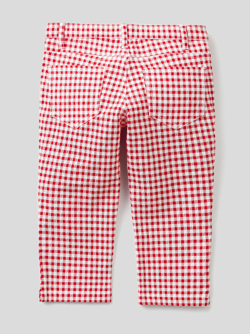 Cropped-Hose mit Karomuster image number 2
