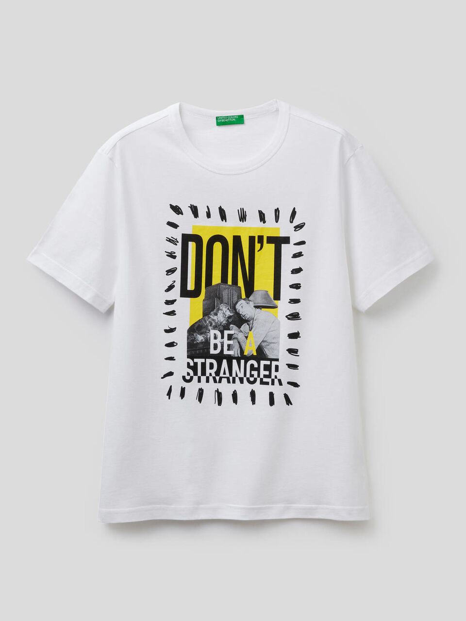 T-Shirt aus 100% Baumwolle mit Print Herren image number 1