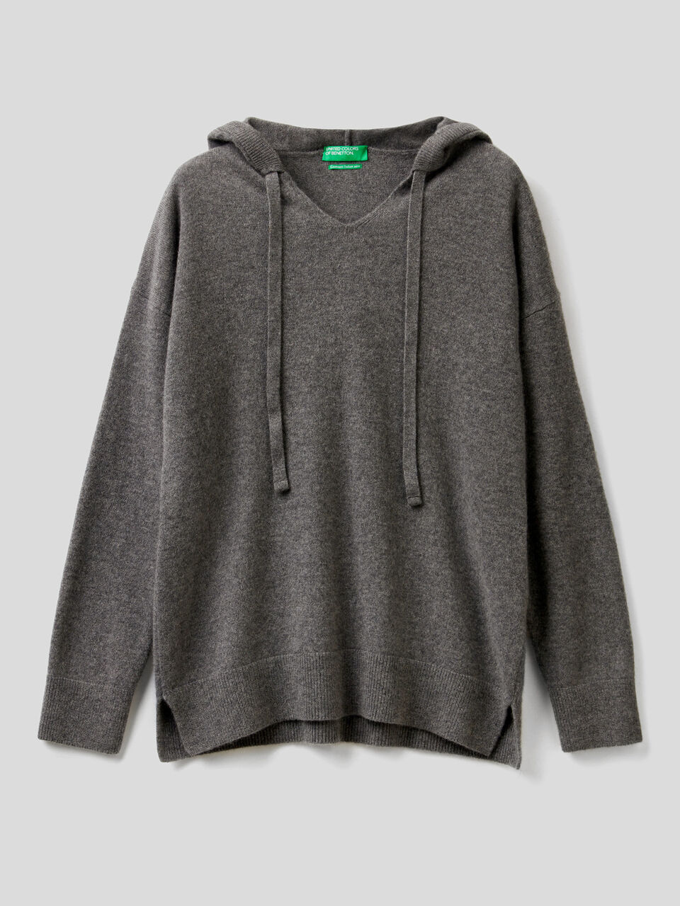 Pullover aus reinem Cashmere mit Kapuze image number 1
