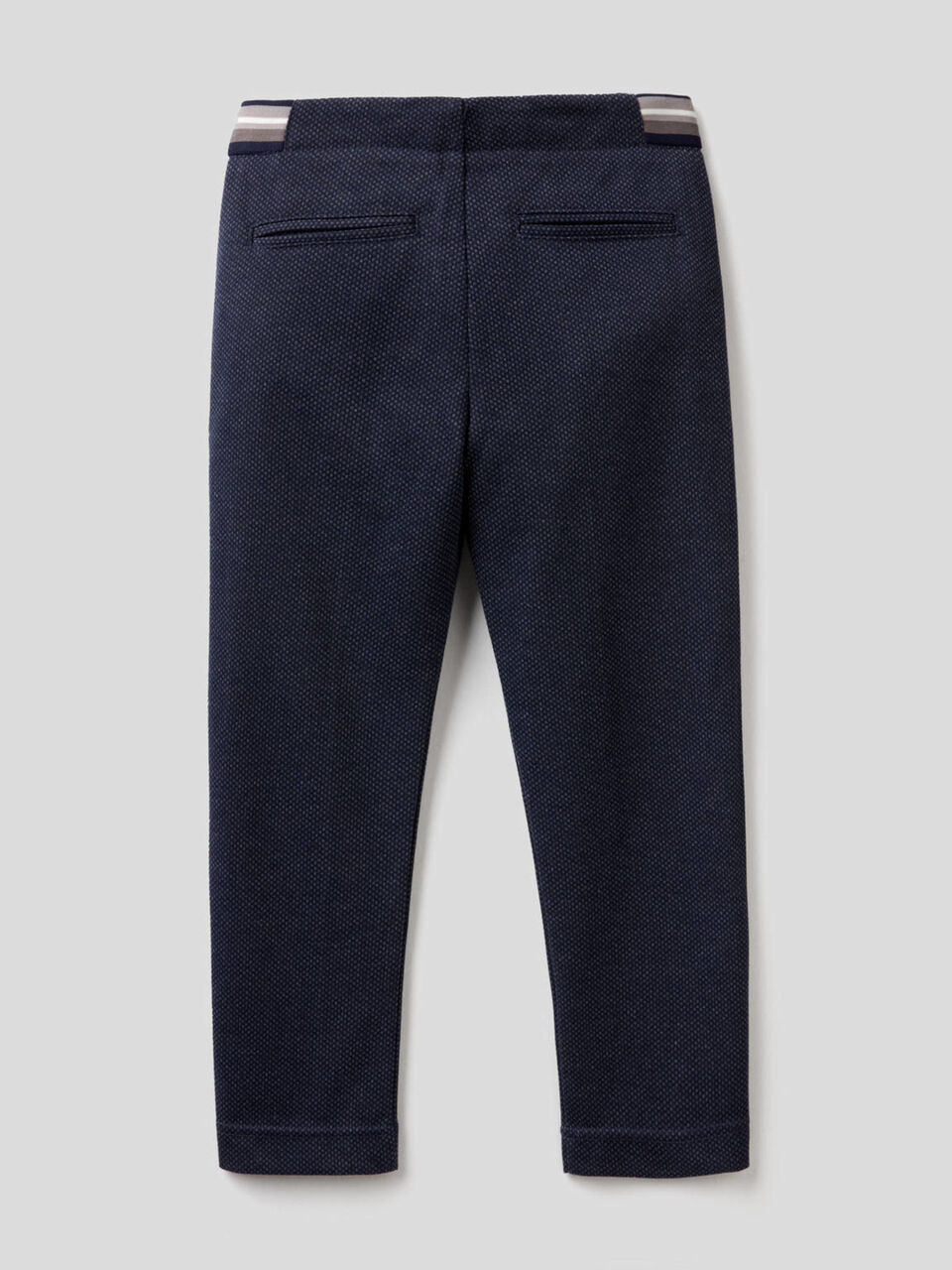 Slim-Fit-Chinos mit Mikromuster image number 2