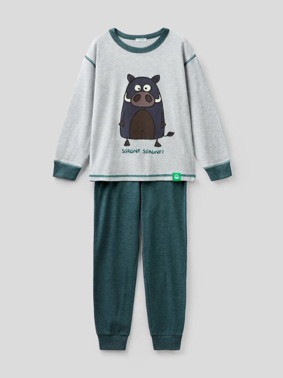 Pyjama mit Animalier-Print image number 1
