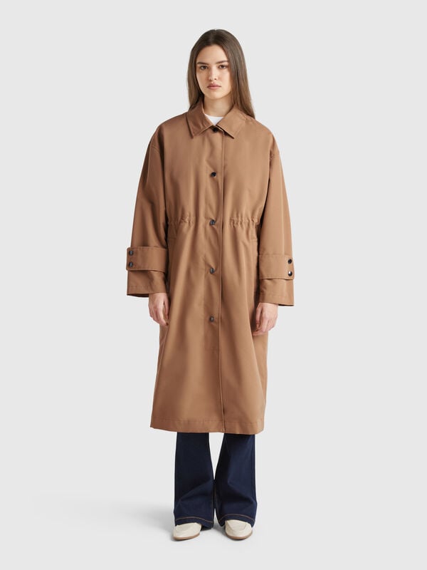 Langer Parka mit herausnehmbarer Polsterung Damen