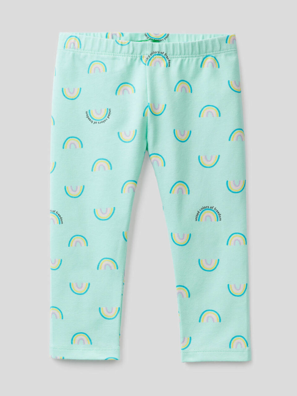 Leggings mit Print aus elastischer Baumwolle image number 1