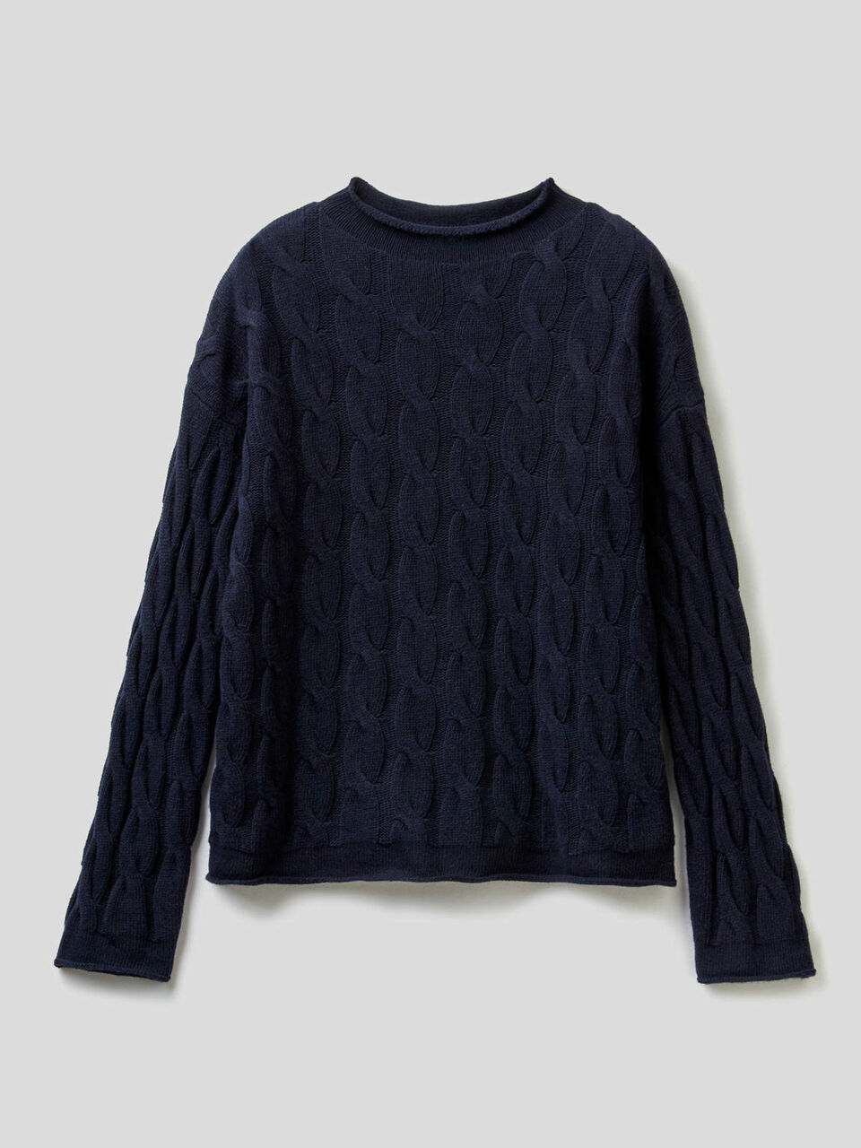 Pullover mit Flechtmuster image number 1