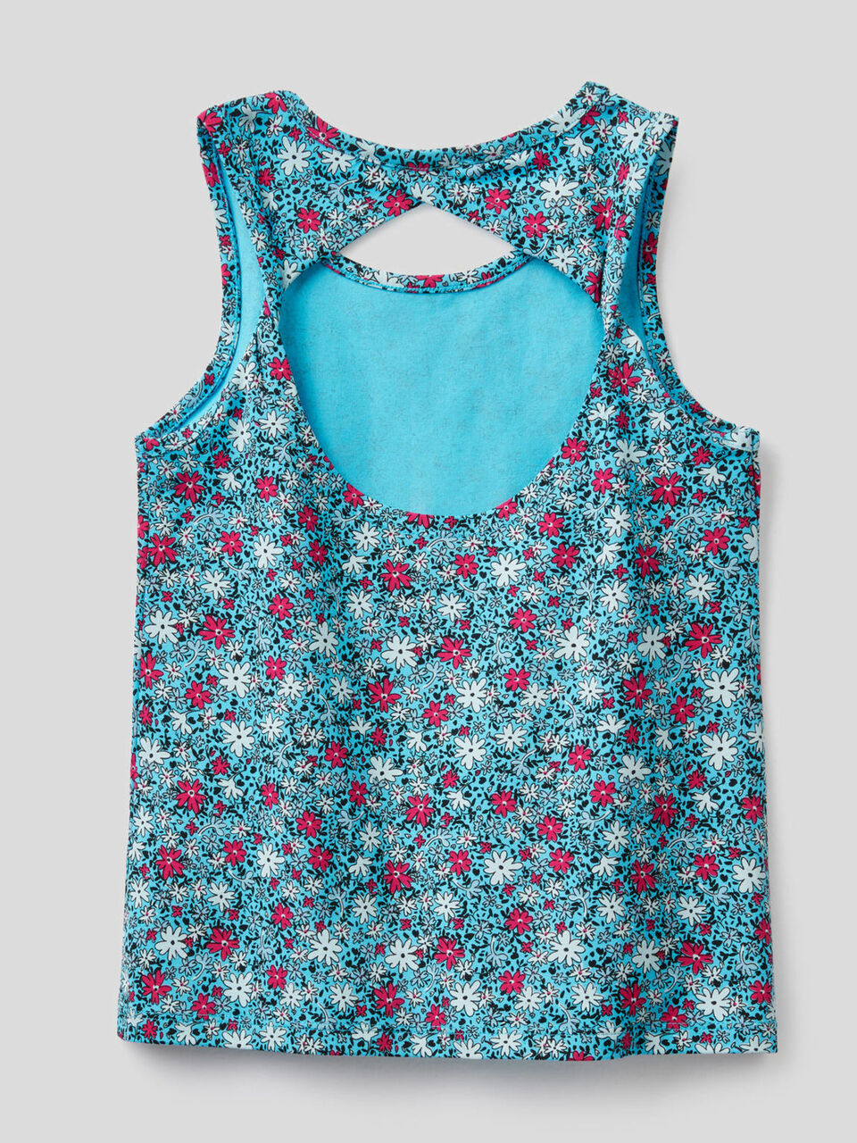 Top aus stretchiger Baumwolle mit Print image number 2