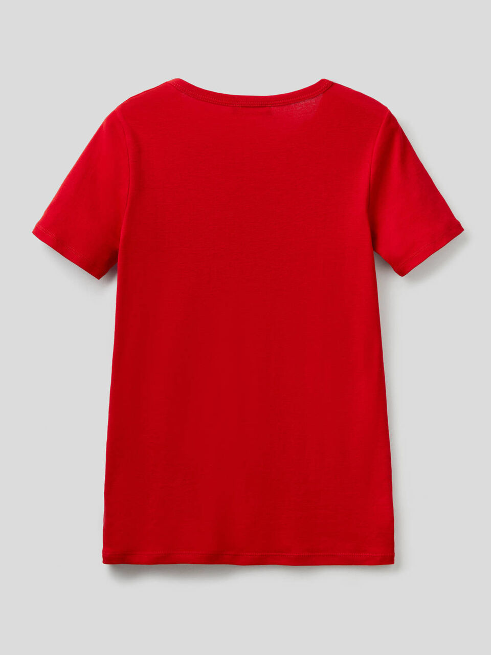 T-Shirt aus 100% Baumwolle mit glitzerndem Logoprint image number 2