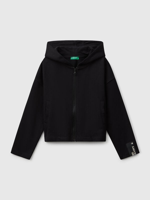 Kapuzenjacke mit Reißverschluss Mädchen