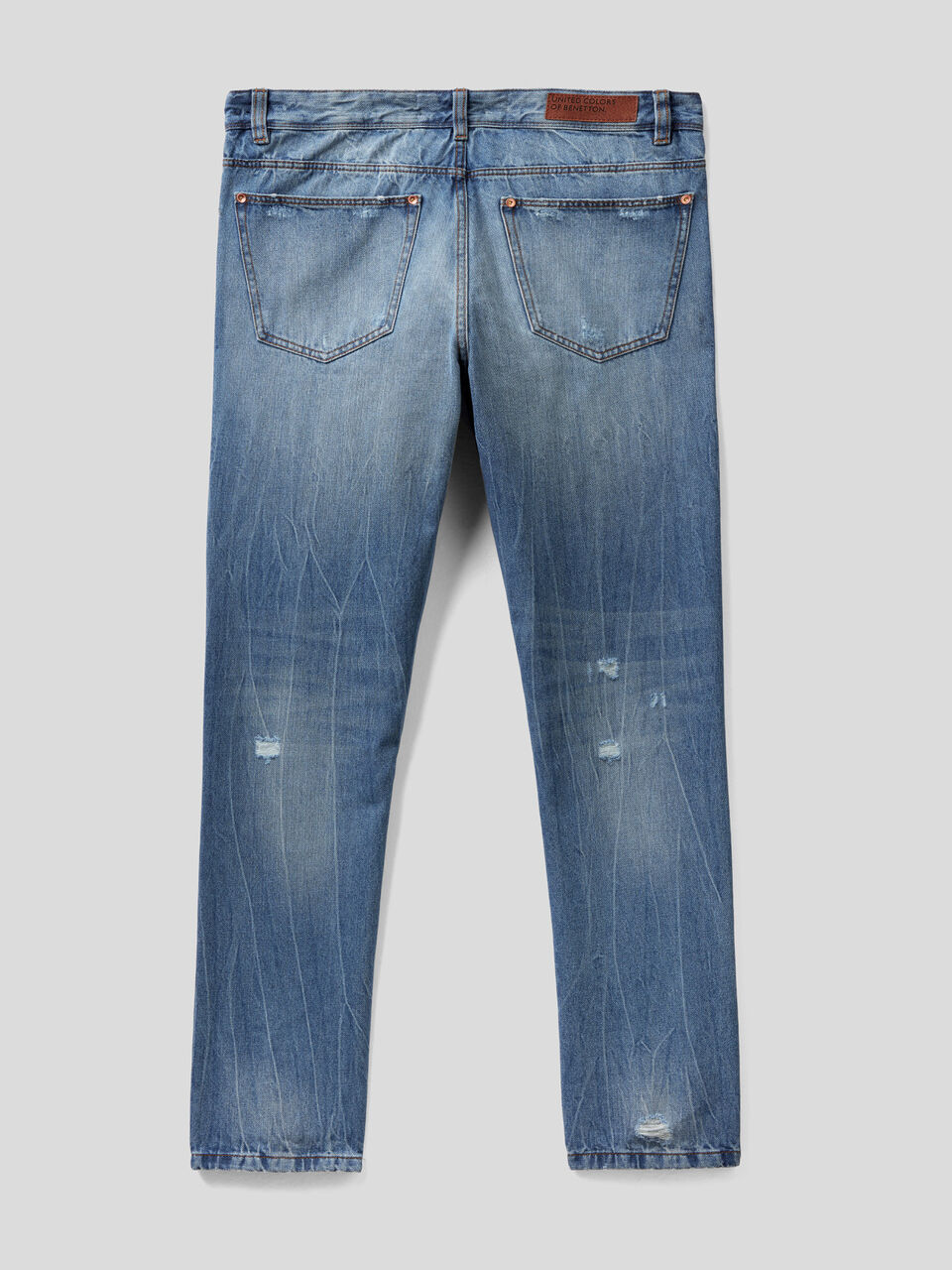 Straight-Leg-Jeans in 100% Baumwolle image number 2