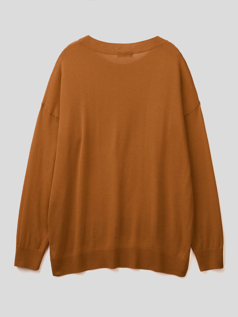 Pullover mit Schlitzen und lockerer Passform image number 2