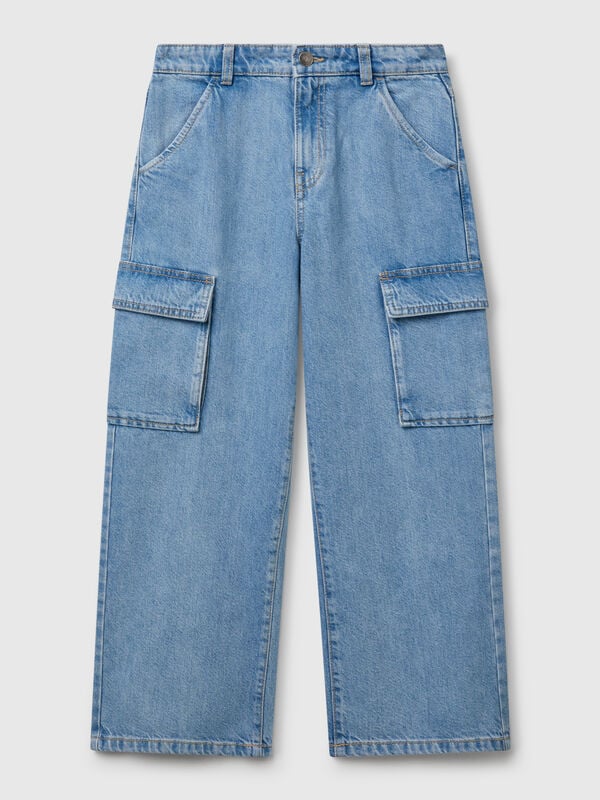 Cargo-Jeans aus 100 % Baumwolle Jungen
