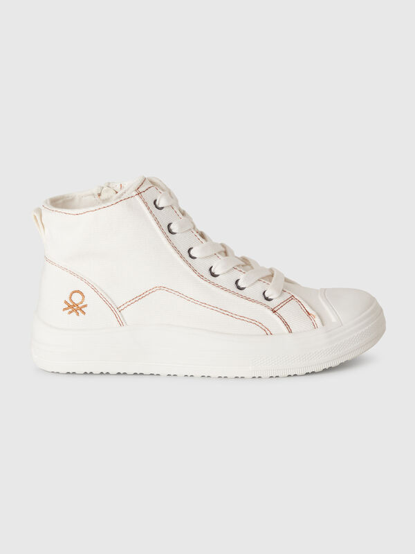 High-Top-Sneaker mit Denim-Effekt Jungen