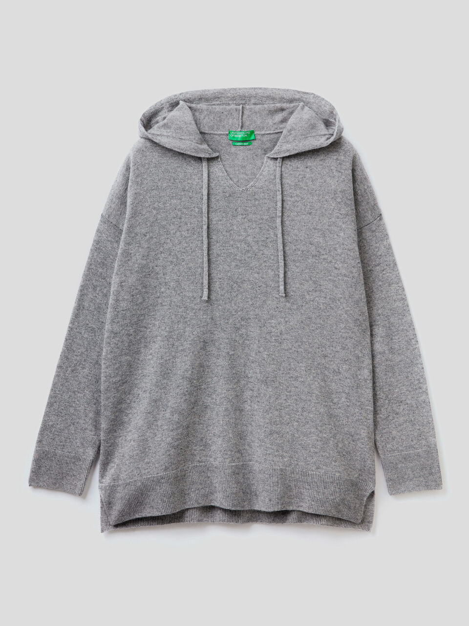 Pullover aus einer Cashmeremischung mit Kapuze image number 1