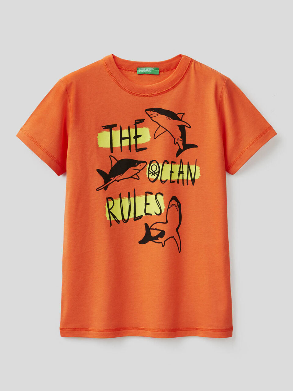 T-Shirt aus 100% Baumwolle mit Print image number 1