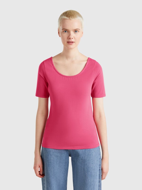 Wendbares Slim-Fit-T-Shirt Damen