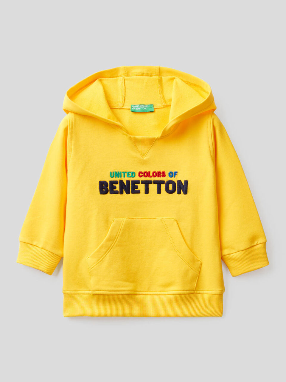 Sweatshirt aus elastischer Bio-Baumwolle mit Kapuze image number 1