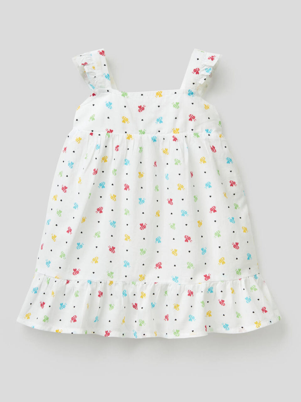 Kleid mit Print aus 100% Baumwolle image number 1