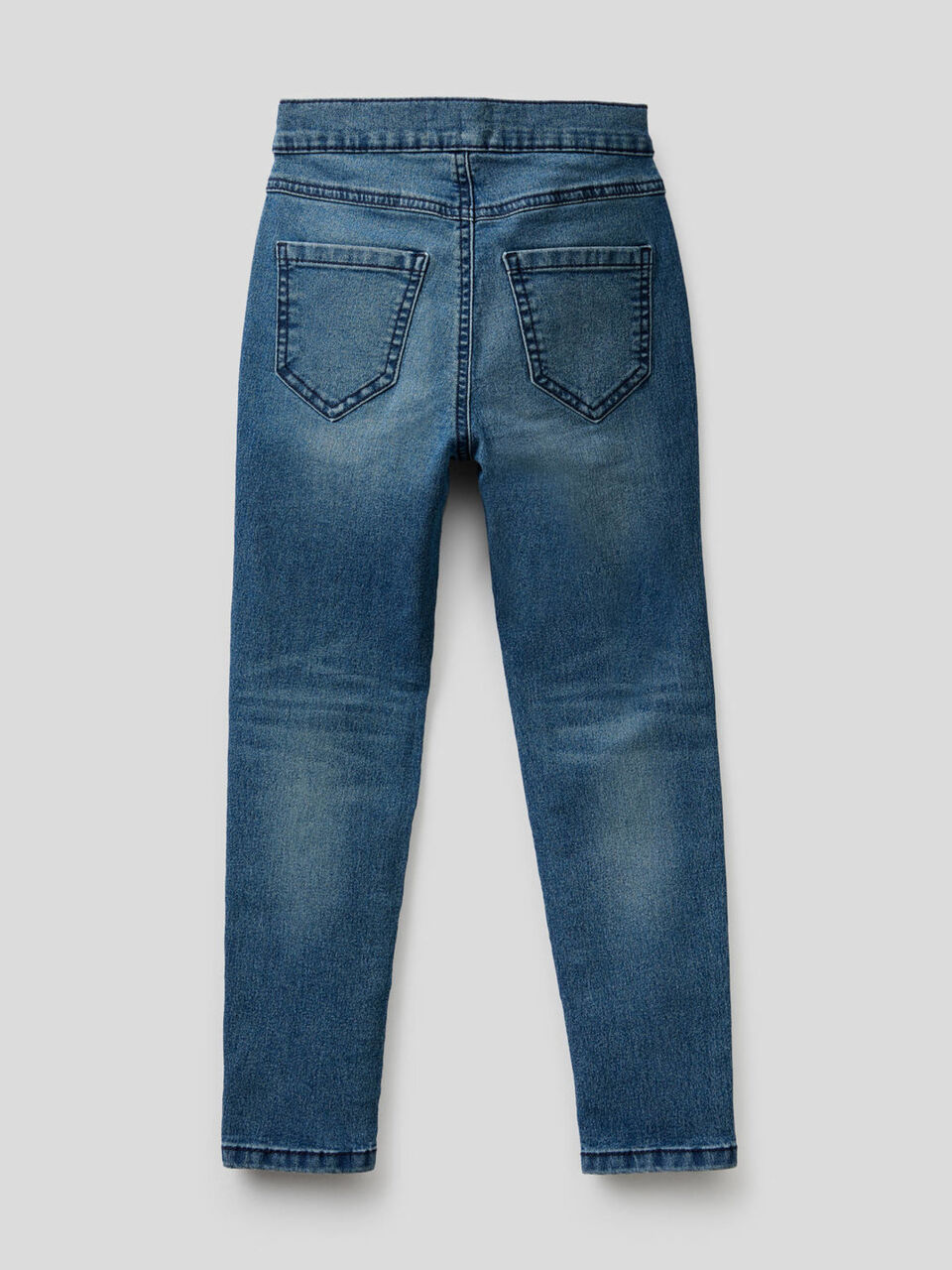 Skinny-Fit-Jeans mit Used-Effekt image number 2