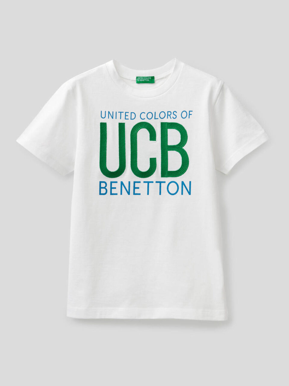 T-Shirt aus 100% Baumwolle mit aufgesticktem Logo image number 1