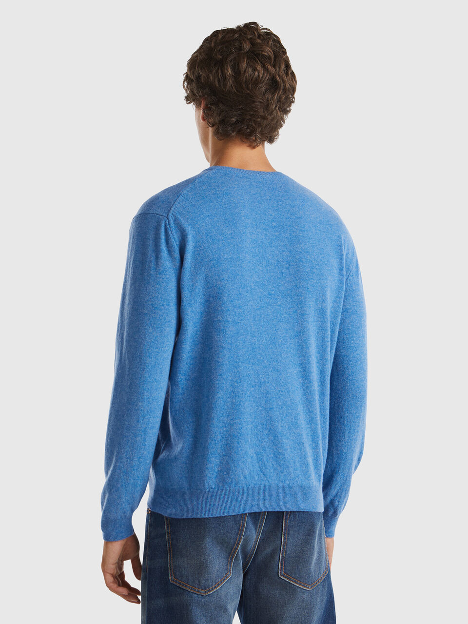V NECK SWEATER L/S Herren image number null