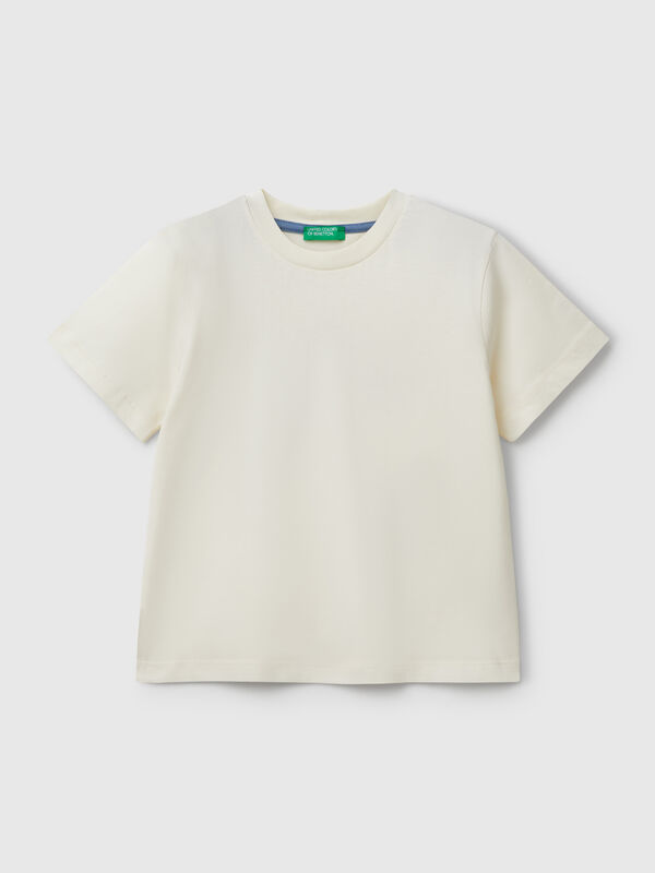 T-Shirt mit Rundhalsausschnitt und Aufdruck Jungen