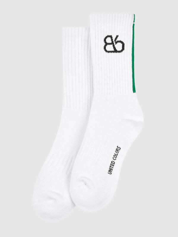 Socken aus Stretch-Baumwollmischung Damen