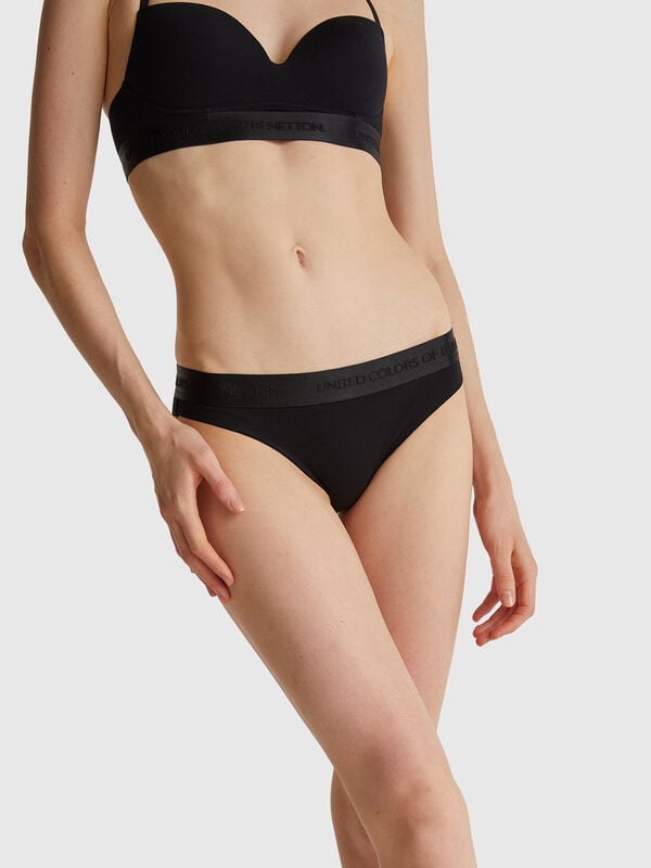Slip aus Stretch-Baumwolle Damen