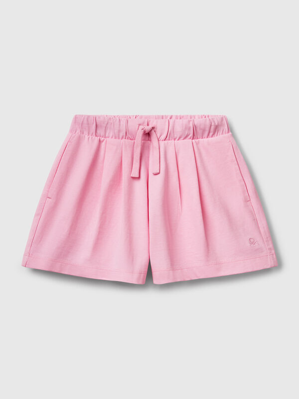 Shorts aus reiner Baumwolle Mädchen