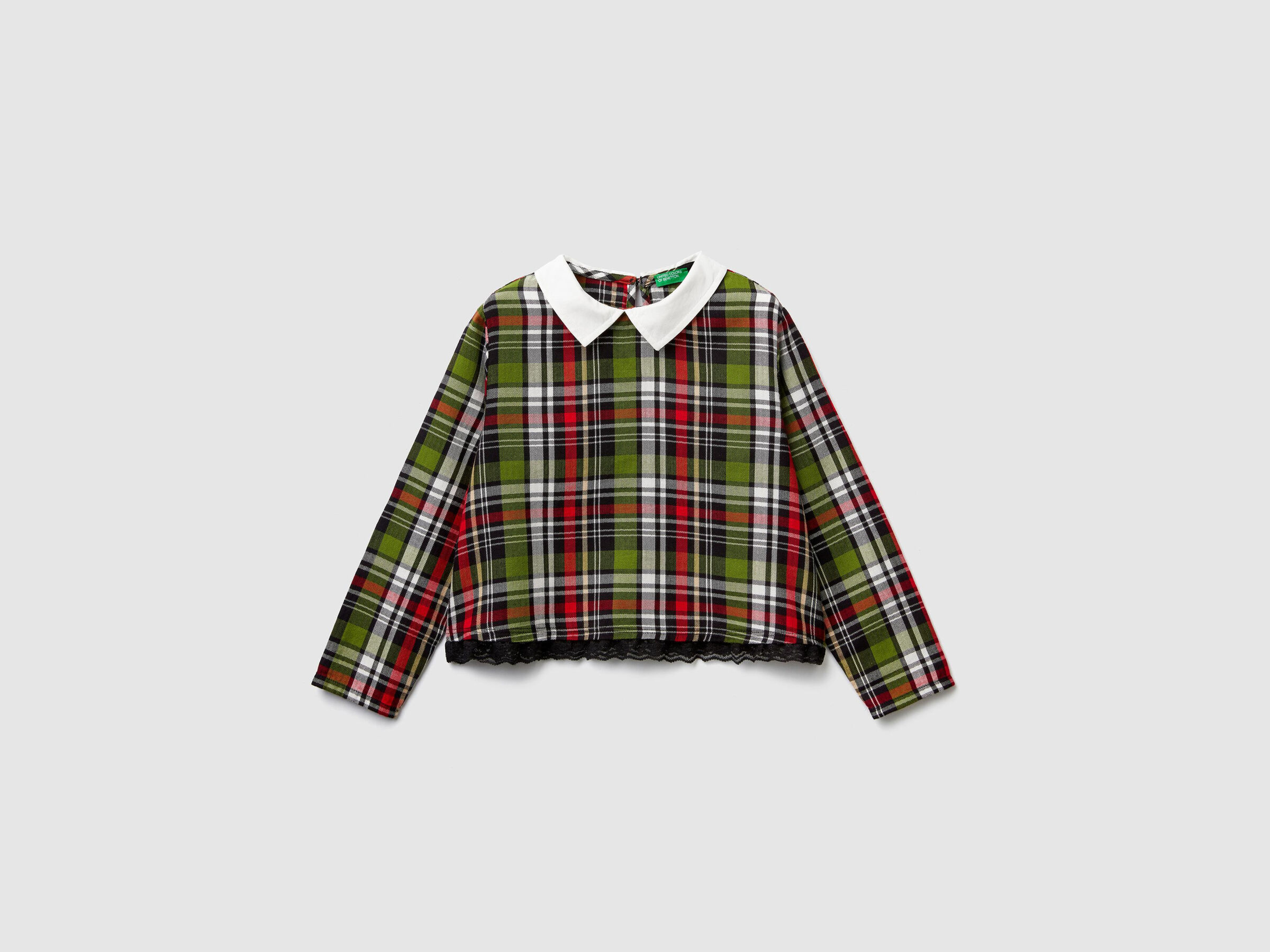 Flanellbluse mit Karomuster image number null