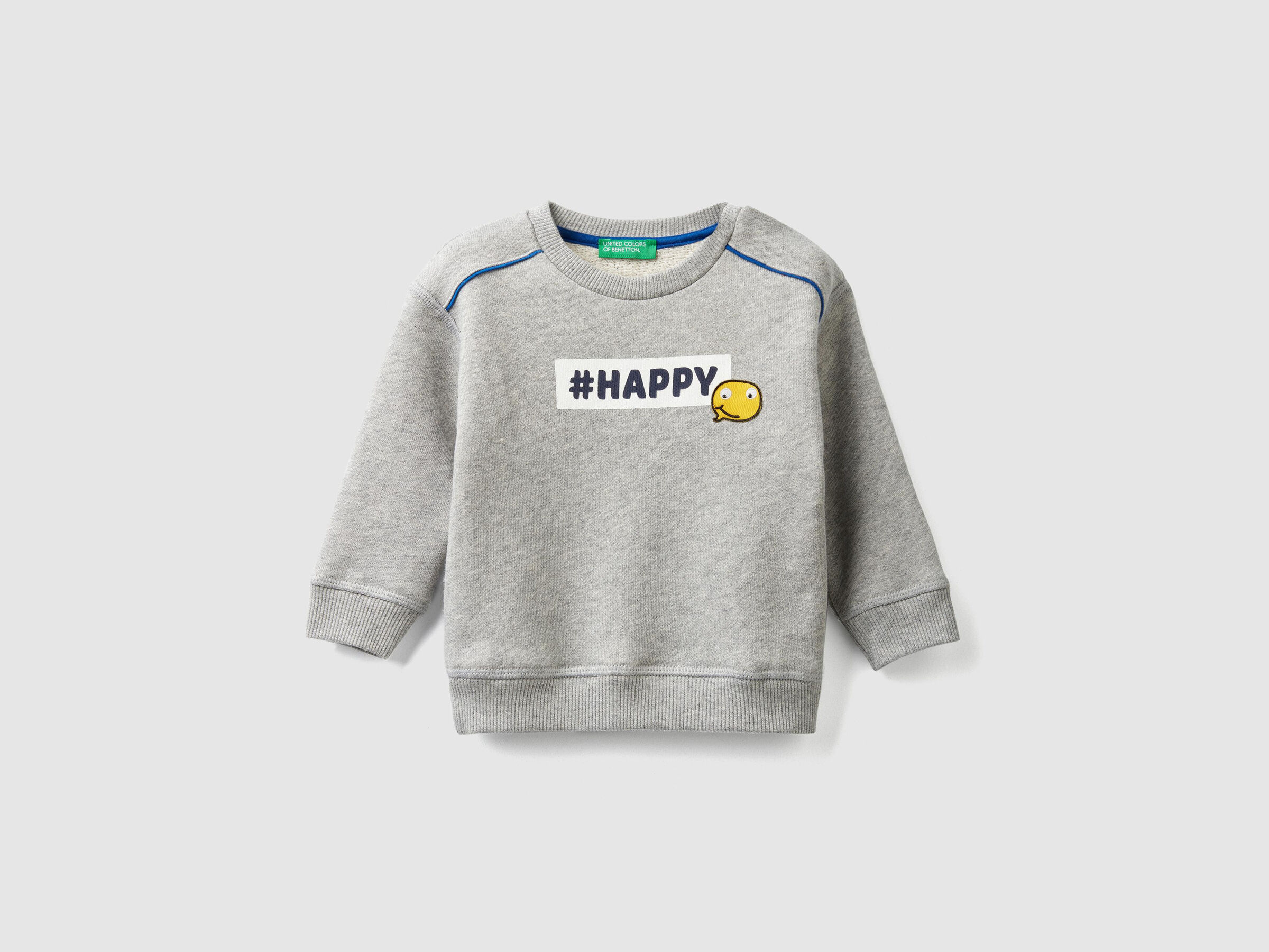 Sweatshirt mit Print und Aufnäher image number null
