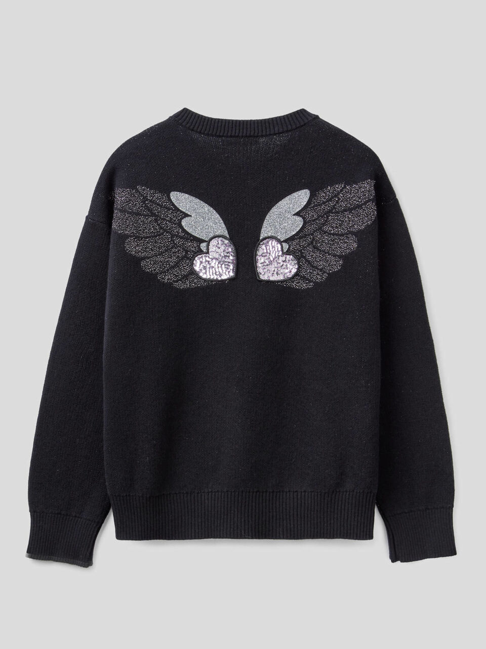 Pullover mit Rundausschnitt und Intarsienarbeit image number 2