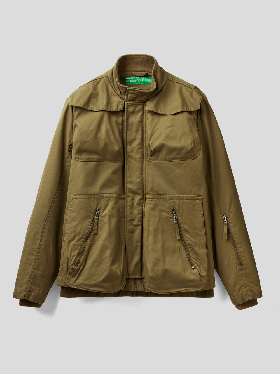 Jacke aus 100% Baumwolle mit Taschen image number 1