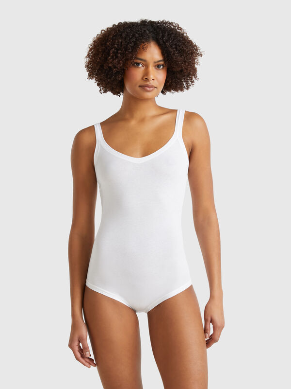 Superstretch-Body aus Baumwolle Damen