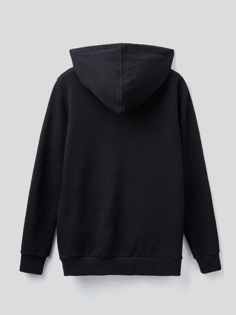 Sweatshirt aus 100% Baumwolle mit Reißverschluss und Kapuze image number 2