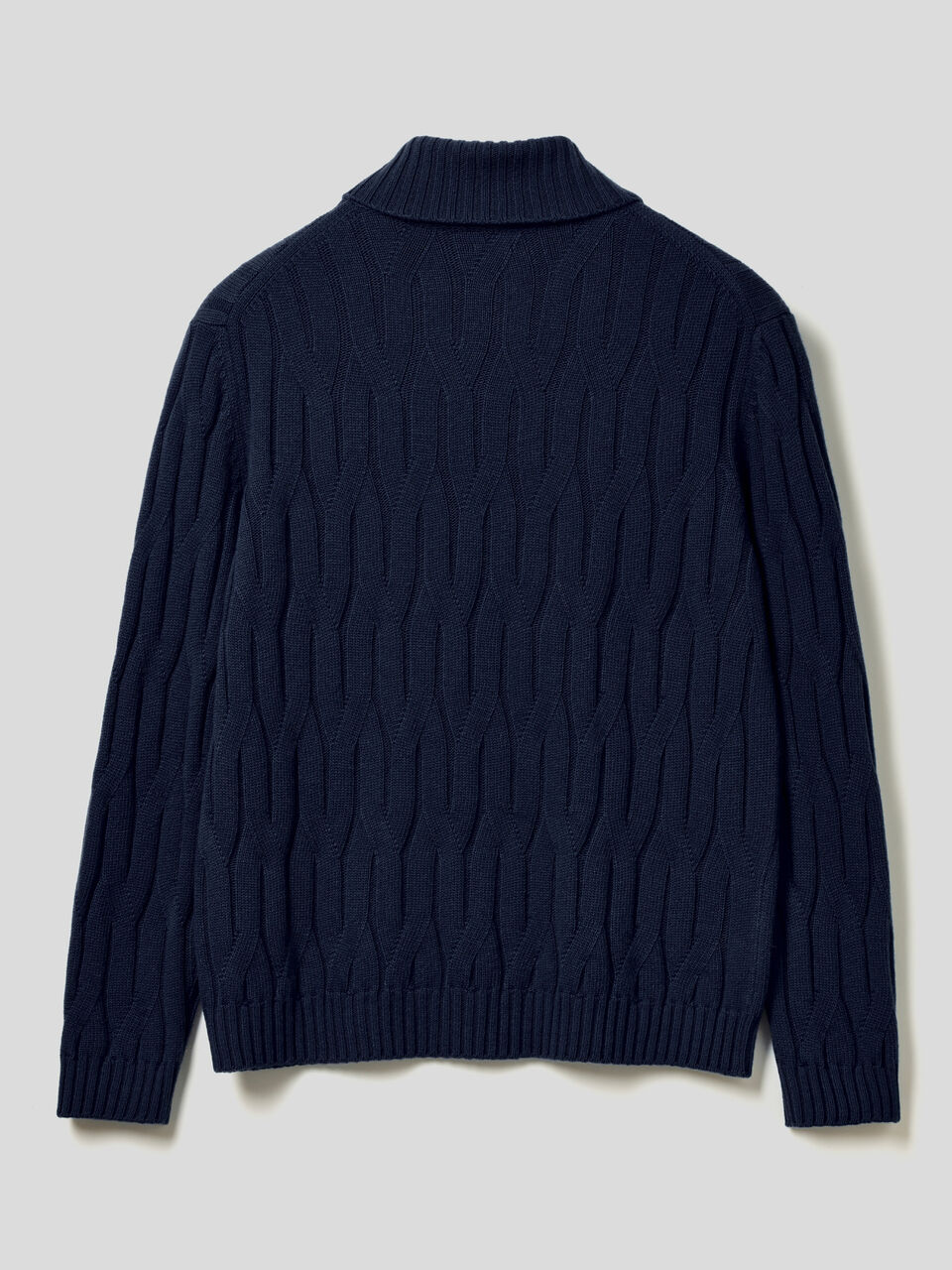 Pullover in einer Mischung aus Wolle und Cashmere mit besonderer Verarbeitung image number 2