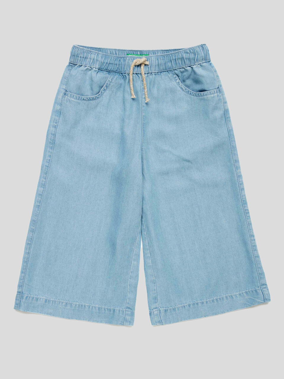 3/4-Hose aus Chambray image number 1