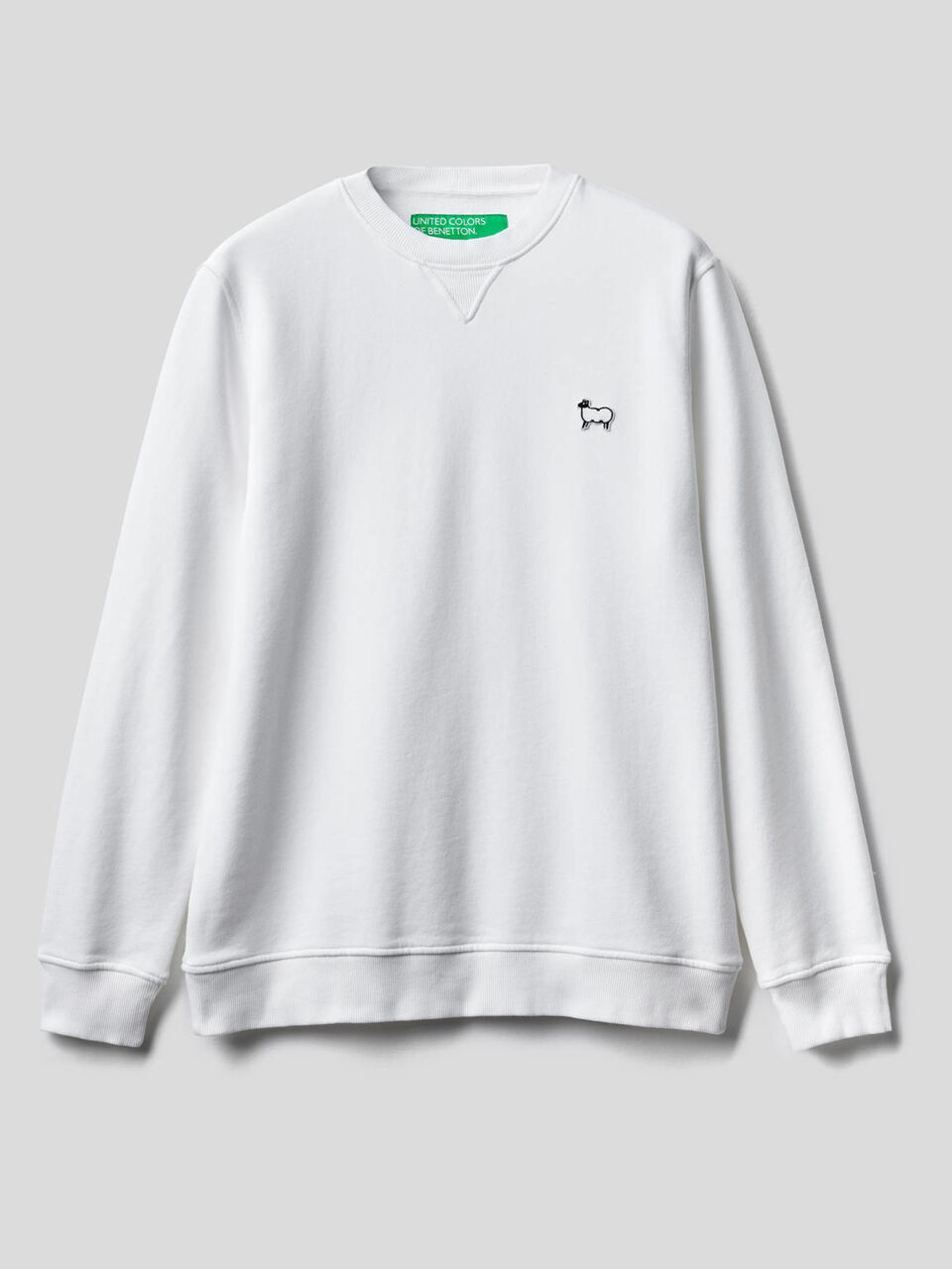 Einfarbiges Sweatshirt aus Bio-Baumwolle image number 1
