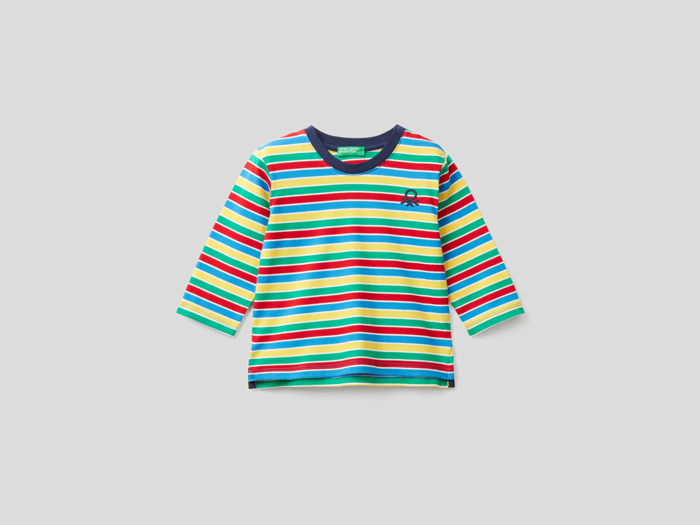 Gestreiftes T-Shirt aus Bio-Baumwolle image number null