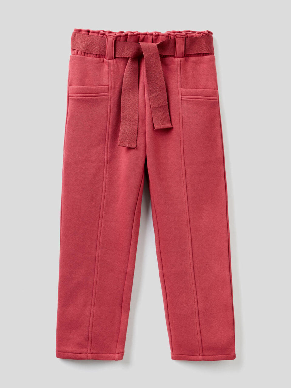 Hose aus Sweatstoff mit Schärpe image number 1
