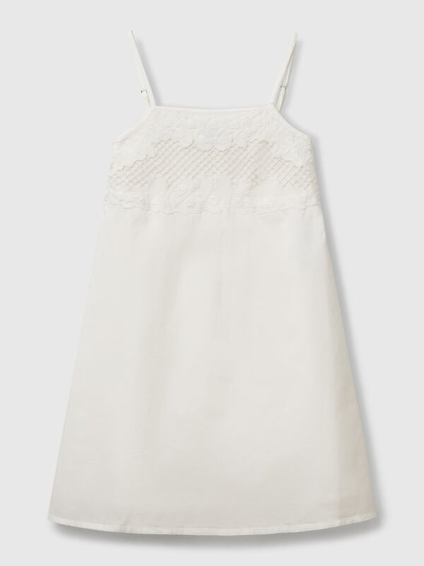 Kleid mit besticktem Oberteil Mädchen