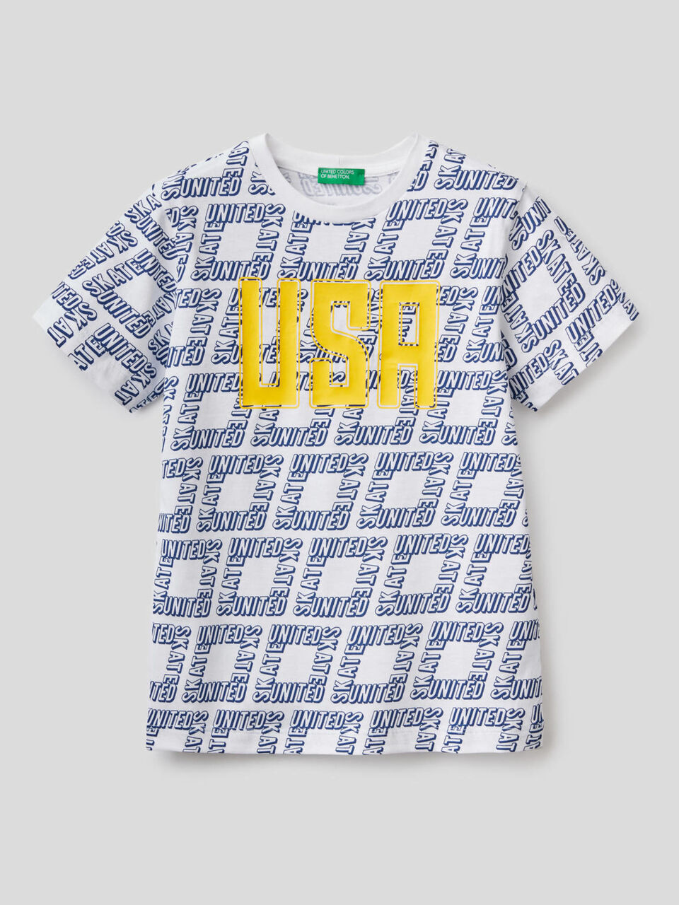 T-Shirt mit Print aus reiner Baumwolle image number 1