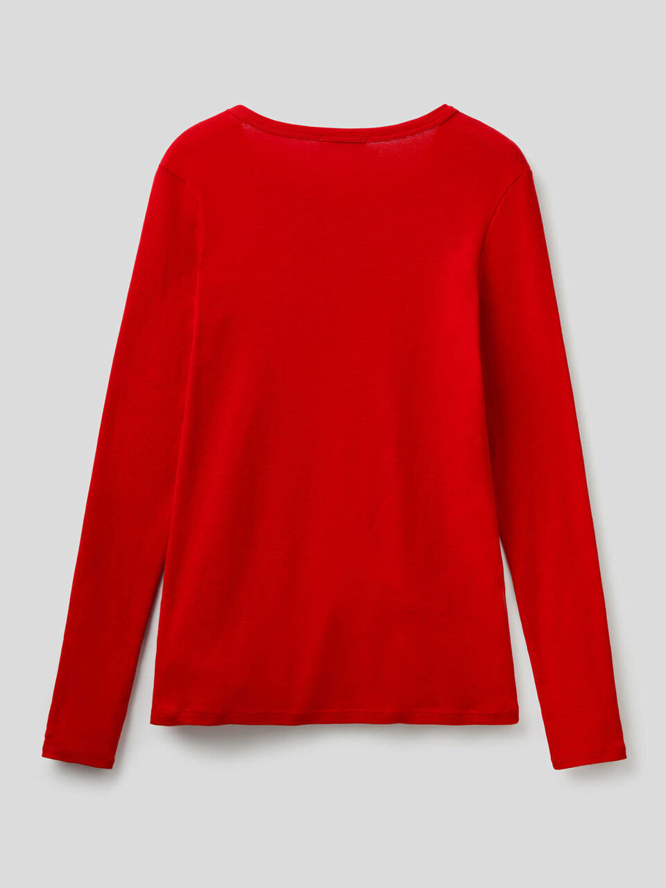 T-Shirt aus reiner Baumwolle mit langen Ärmeln image number 2