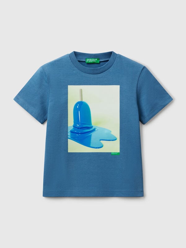 T-shirt with ice cream print Jungen