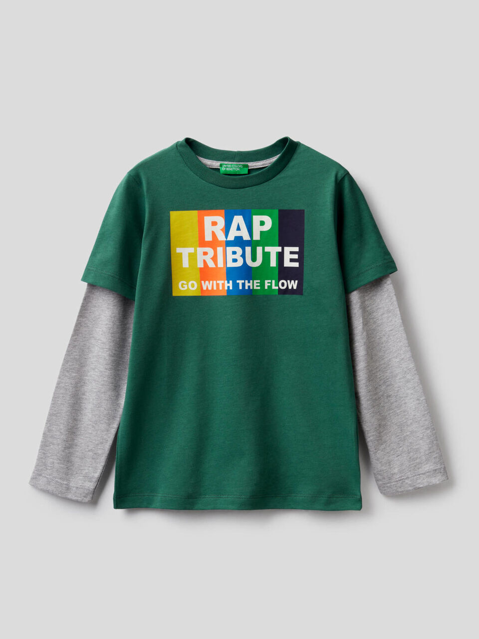 T-Shirt mit doppelten Ärmeln image number 1
