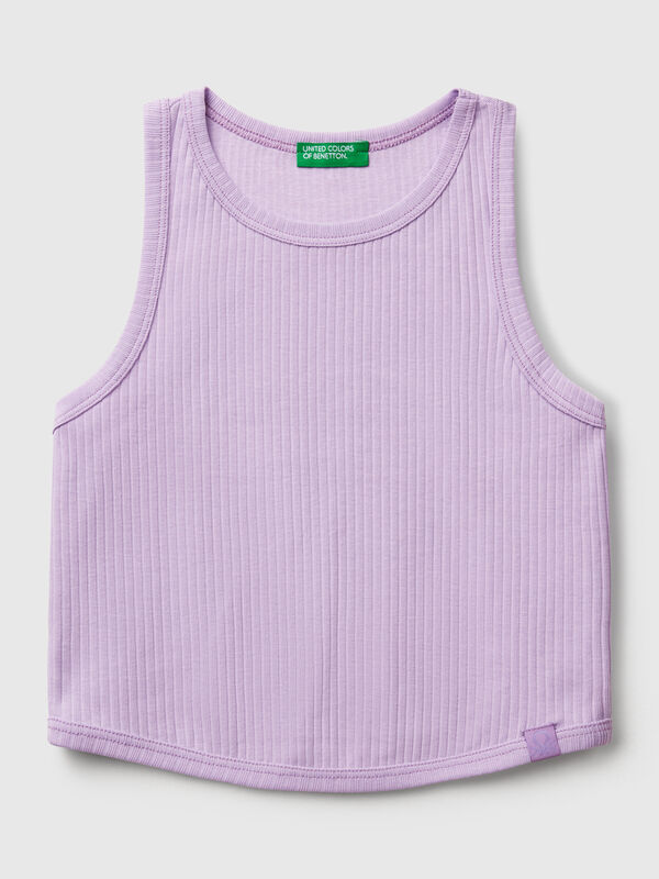 Geripptes Tanktop Mädchen
