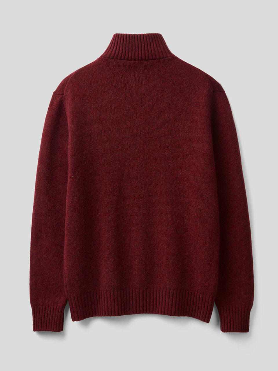 Pullover mit Reißverschluss aus reiner Wolle image number 2